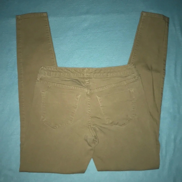 MOSSIMO mid-rise jegging school uniform jeans super stretch tan NEW size 2 - Picture 3 of 3